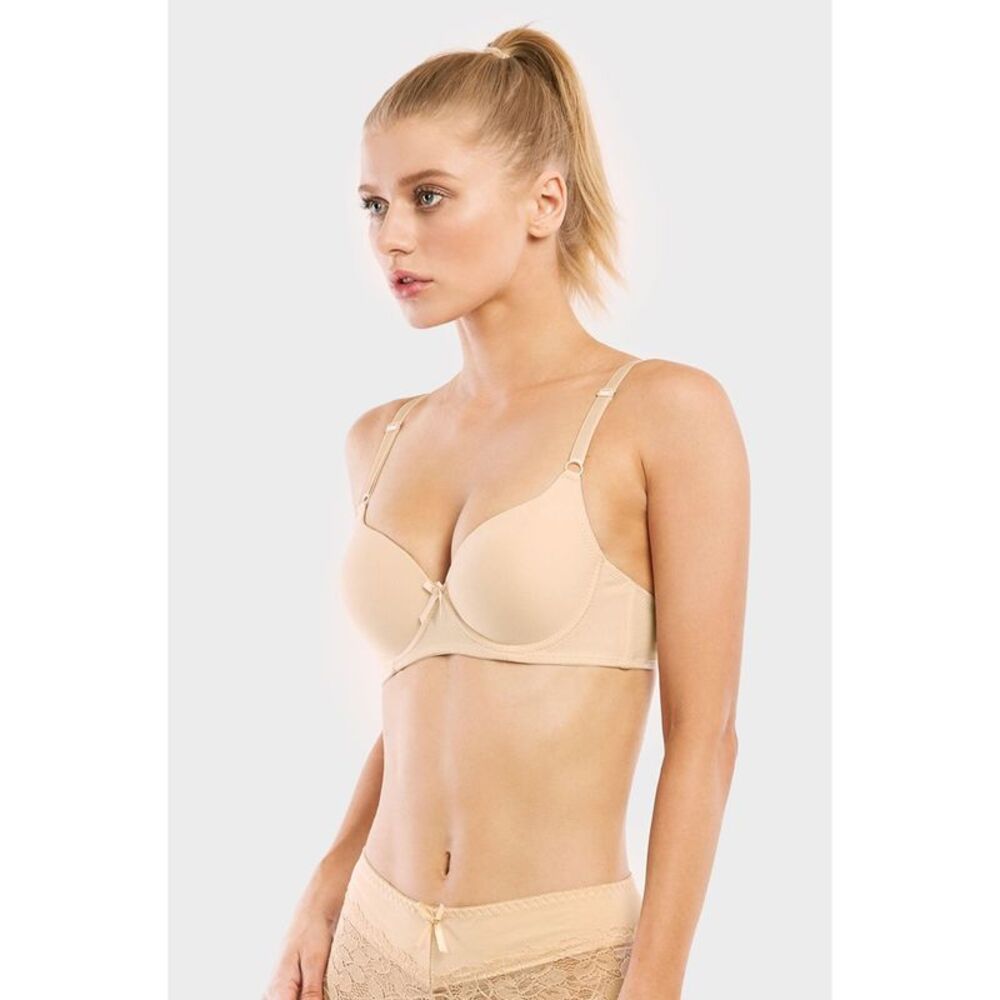 MAMIA Intimates Beige BOW DETAIL Full Coverage Bra 38C